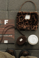 (Leopard Pattern)Pearl Bag-Faux Fur Collection - TENERA