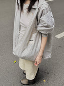 (Lunar Silver)Ballerina Linen Shoulder Bag-TENERA Ballerina Collection - TENERA