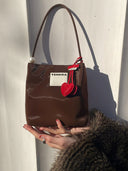 (Chocolate Velvet)Pearl Bag -TENERA Velvet Collection - TENERA