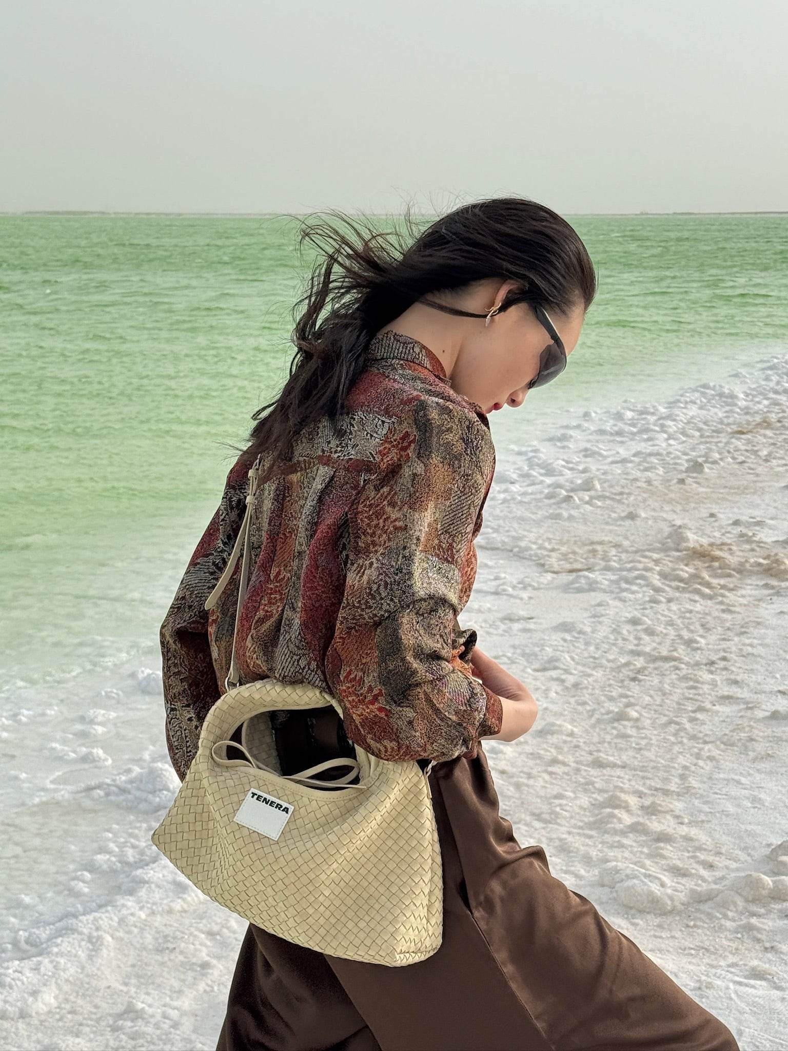 Handwoven Classic Suede Hobo Bag – TENERA