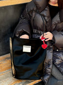 (Black Velvet)Large Bucket Bag-TENERA Velvet Collection