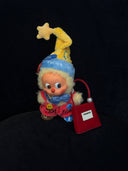 (Velvet Red)Velvet Mini Pearl Bag Charm-TENERA Accessories Collection