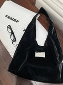 (Black Velvet)HOBO Shoulder Bag-TENERA Velvet Collection