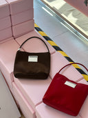 (Chocolate Velvet)Pearl Bag -TENERA Velvet Collection - TENERA