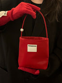 (Red Velvet)Pearl Bag -TENERA Velvet Collection - TENERA