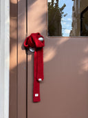 (Red)Faux Fur Skinny Scarf-TENERA Accessories Collection