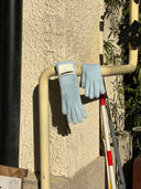 (Baby Blue)Faux Fur Gloves-TENERA Accessories Collection