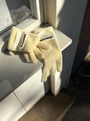 (Creamy Yellow)Faux Fur Gloves-TENERA Accessories Collection