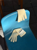 (Creamy Yellow)Faux Fur Gloves-TENERA Accessories Collection