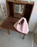 (Petal Pink)Classic Hobo Bag - TENERA Velvet Collection - TENERA
