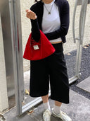 Small Tote HOBO Bag - TENERA Velvet Collection-2