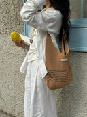 Crochet Hobo Bag