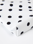 TENERA Still Life series Polka Dot satin mini shoulder bag