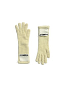 (Creamy Yellow)Faux Fur Gloves-TENERA Accessories Collection