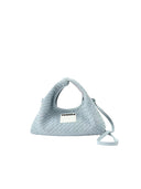 Handwoven Mini Suede Hobo Bag