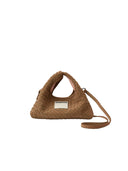 Handwoven Mini Suede Hobo Bag