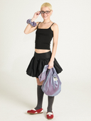 TENERA Classic Purple Gradient Ballerina shoulder bag