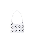 TENERA Polka Dot Satin Mini Shoulder Bag